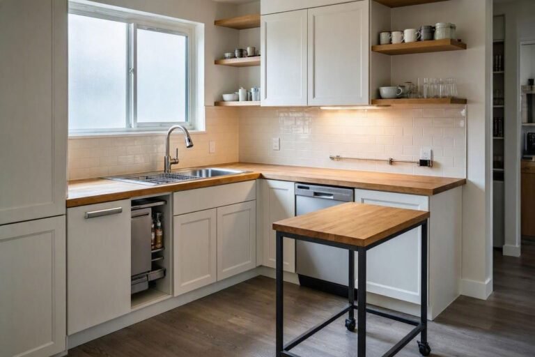Corner sink kitchen ideas for small kitchens