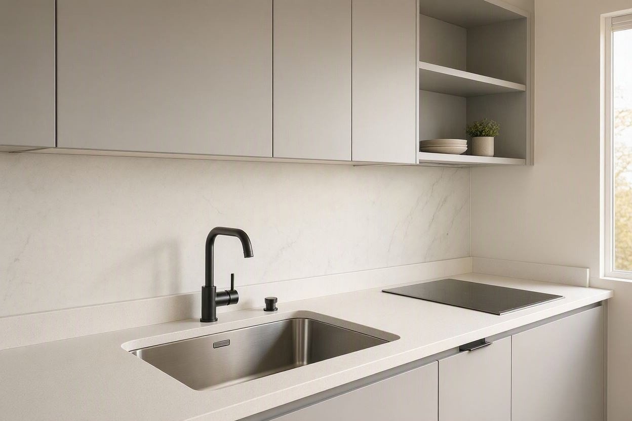 minimalist compact kitchen sink ideas for small spaces