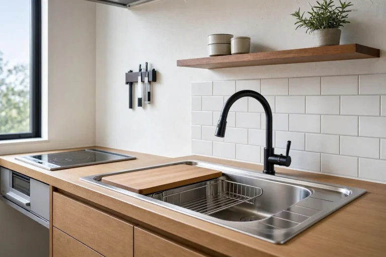 Bar Sinks for Small Kitchens in a compact kitchen