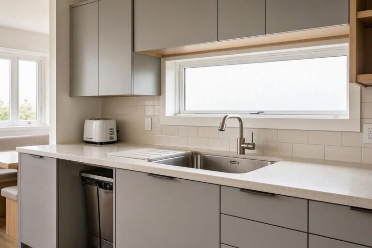 Small kitchen sink layout ideas for a compact kitchen